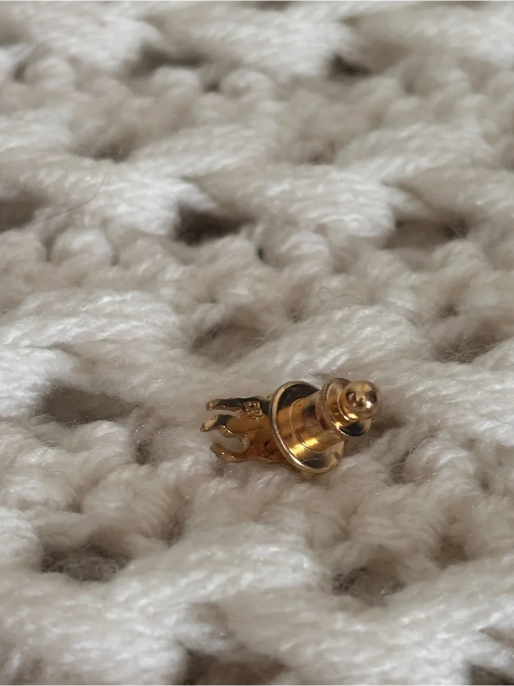 14K Gold Polo Ralph Lauren Lapel Pony/Rider Pin Tie Equestrian Jewelry RARE FIND